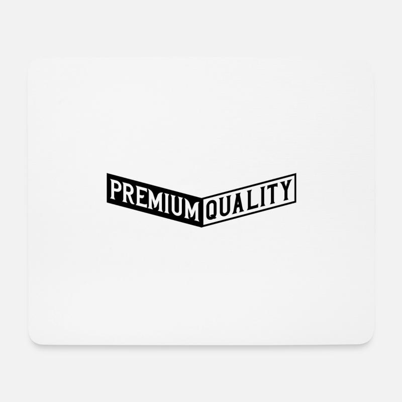 Premium Quality - Mousepad (Querformat) - Weiß