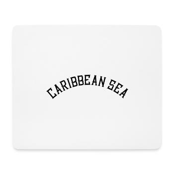 Mer des Caraïbes - Tapis de souris (format paysage) - blanc - Devant