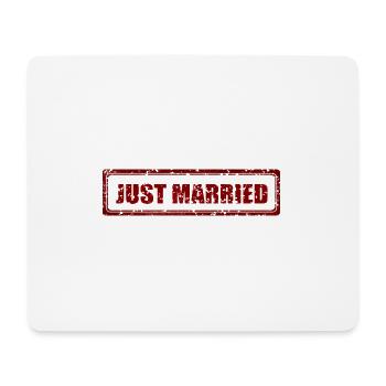Just Married Married Married Married - Mouse Pad (horizontal) - white - Front