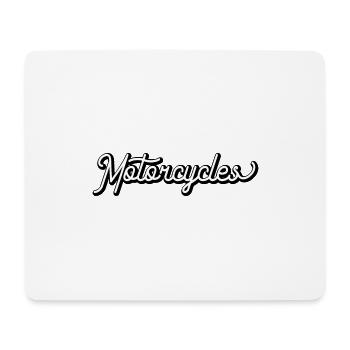 Motorcycles - Mousepad (Querformat) - Weiß - Vorne