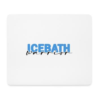 Eisbader Winterschwimmen "icebath warrior" - Mousepad (Querformat) - Weiß - Vorne