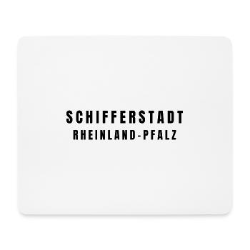Schifferstadt Rhénanie-Palatinat - Tapis de souris (format paysage) - blanc - Devant