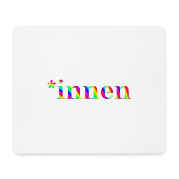 *innen Geschenkidee Feminismus Weltfrauentag LGBTQ - Mousepad (Querformat) - Weiß - Vorne