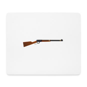 cowboy ranger rancher sheriff horse wester - Mousepad (Querformat) - Weiß - Vorne