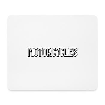 Motorcycles - Mouse Pad (horizontal) - white - Front