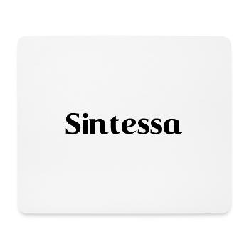 Sintessa - Black font - Mouse Pad (horizontal) - white - Front