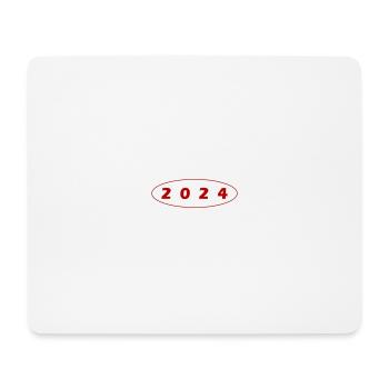2024 Symbol - Mousepad (Querformat) - Weiß - Vorne