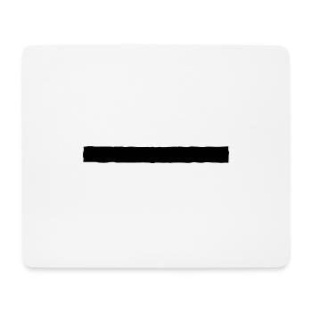 Bannière mince - Tapis de souris (format paysage) - blanc - Devant