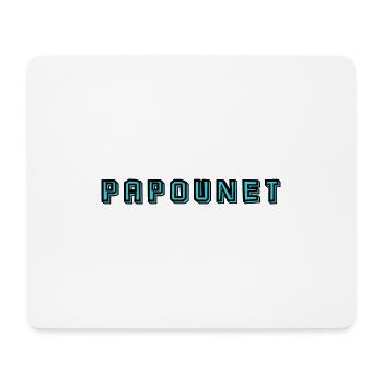 PAPOUNET. PAPA. FÊTE DES PÈRES. BONNE FÊTE PAPA - Tapis de souris (format paysage) - blanc - Devant