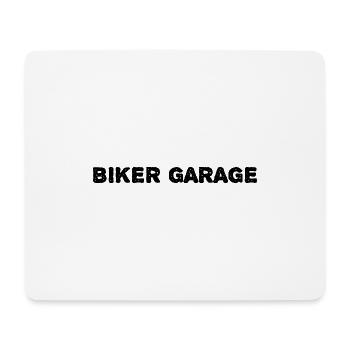 Biker Garage - Mouse Pad (horizontal) - white - Front