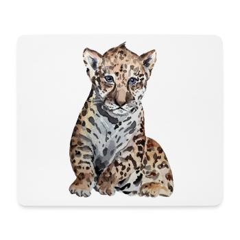 Jaguar Baby - Mouse Pad (horizontal) - white - Front