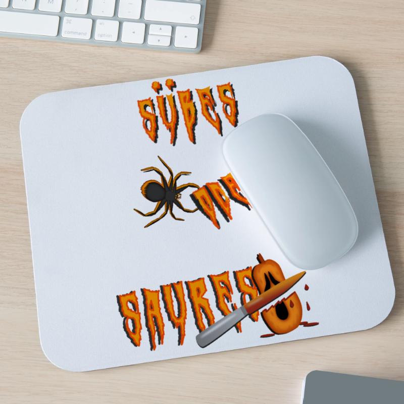 Süßes oder Saures suesses oder saures Mousepad (Querformat)