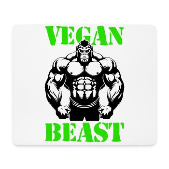 Gorilla Bodybuilder Muscles - Mouse Pad (horizontal) - white - Front
