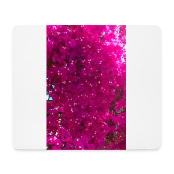 Bougainvilliers bel arbre - Tapis de souris (format paysage) - blanc - Devant