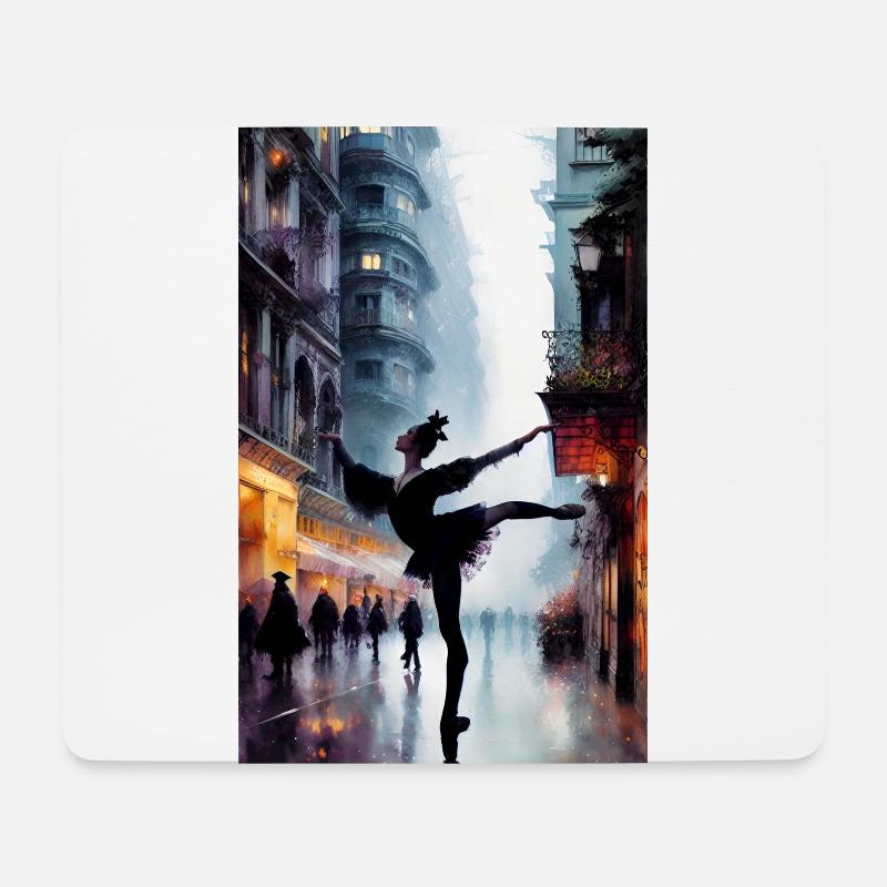 Ballerina - Mouse Pad (horizontal) - white