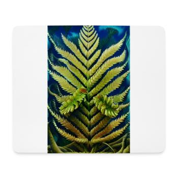 Fern Leaf - Mouse Pad (horizontal) - white - Front