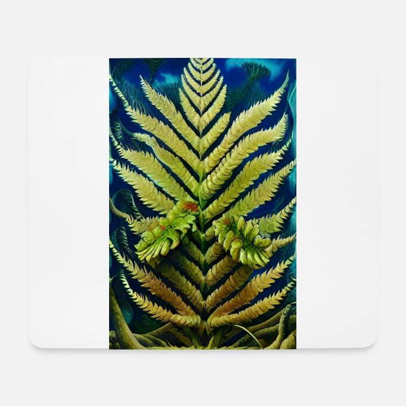 Fern Leaf - Mouse Pad (horizontal) - white