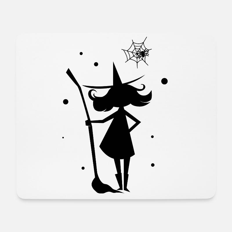 Witch Spell Witch's Broom Magic - Mouse Pad (horizontal) - white