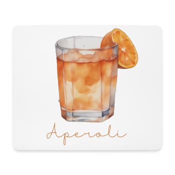 Aperoli Saufen Aperoly Spritztour Sommergetränk - Mousepad (Querformat) - Weiß - Vorne