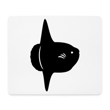 Mondfisch - Mola Mola - Mousepad (Querformat) - Weiß - Vorne