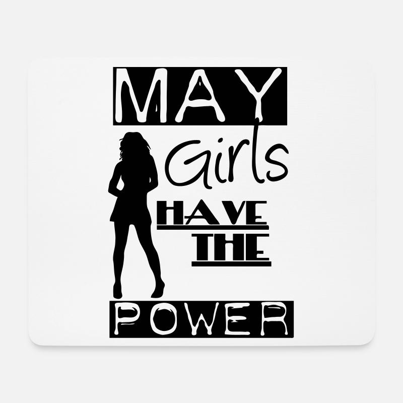 May Girls - Mouse Pad (horizontal) - white