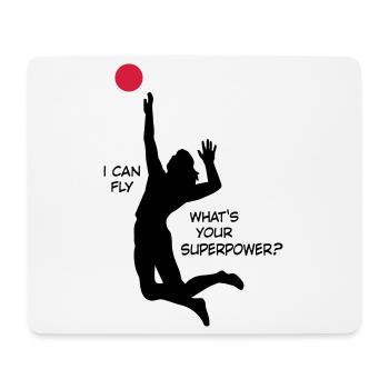 6061912 126238460 Volleyball - Mouse Pad (horizontal) - white - Front
