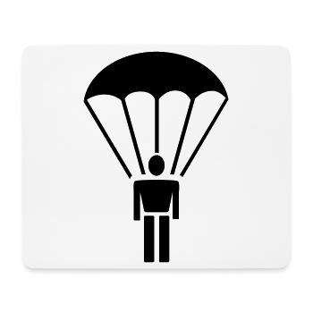 6061912 125958675 Fallschirmspringer - Mousepad (Querformat) - Weiß - Vorne