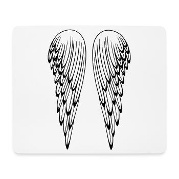 Angel wings, guardian angel, wings. - Mouse Pad (horizontal) - white - Front