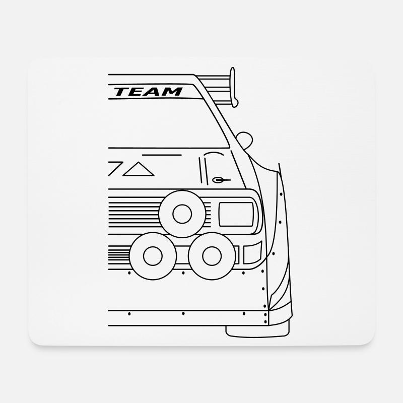 Rallye S1 E2 Sport Quattro Front - Mousepad (Querformat) - Weiß