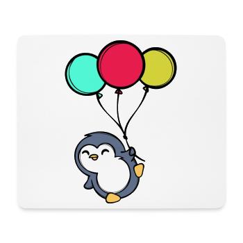 Ballon Sweet Penguin Teir Bird Zoo - Tapis de souris (format paysage) - blanc - Devant
