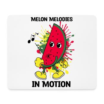 Pfeifende Melone - Mousepad (Querformat) - Weiß - Vorne