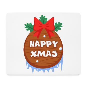 Christmas, Happy Holiday, Santa Claus - Mouse Pad (horizontal) - white - Front