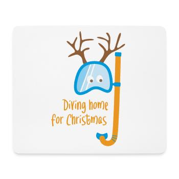 Deer Cool Funny Sayings Christmas Christmas - Mouse Pad (horizontal) - white - Front