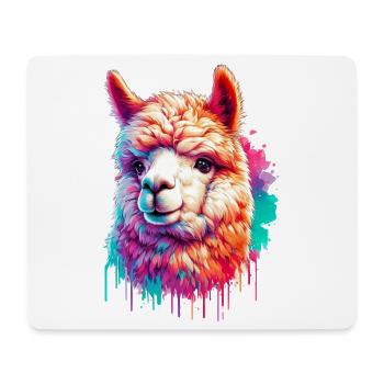 Alpaca - Mouse Pad (horizontal) - white - Front
