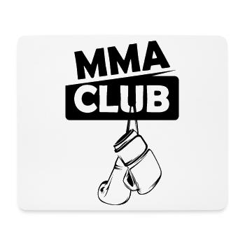 MMA Club Team gym Verein Kampfsport Logo Boxen - Mousepad (Querformat) - Weiß - Vorne