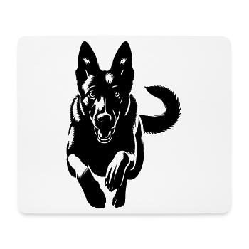 Malinois - Mouse Pad (horizontal) - white - Front