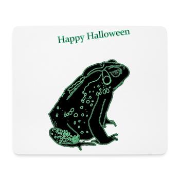 Crapaud d’Halloween - Tapis de souris (format paysage) - blanc - Devant