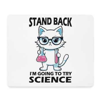 Résignation - J’essaie la science - Tapis de souris (format paysage) - blanc - Devant