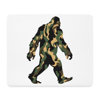 Foulée de Sasquatch de camouflage - Tapis de souris (format paysage) - blanc - Devant