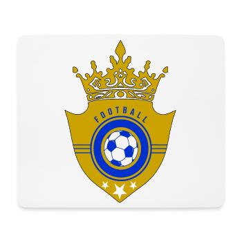 Fußball - Mousepad (Querformat) - Weiß - Vorne