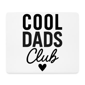 Club des papas cool - Tapis de souris (format paysage) - blanc - Devant
