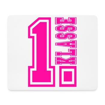 1. KLASSE - Erstklässler - Geschenk Einschulung - Mousepad (Querformat) - Weiß - Vorne
