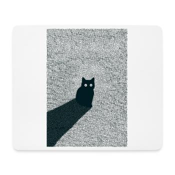 Kitty Dots - Mousepad (Querformat) - Weiß - Vorne