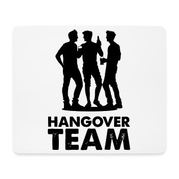 hangover_team - Mousepad (Querformat) - Weiß - Vorne