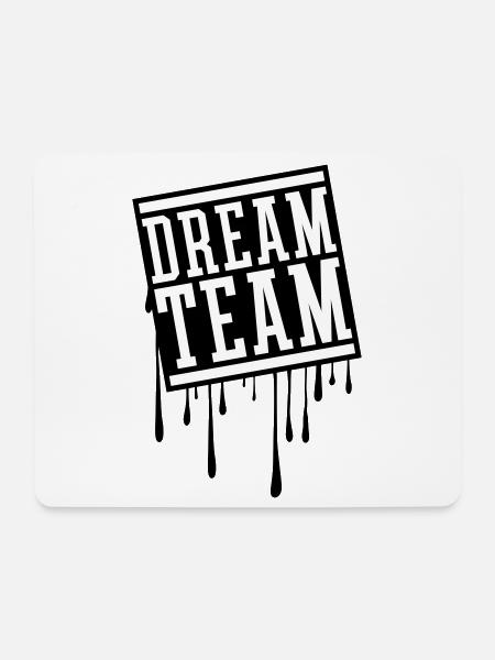 Dream Team - Mousepad (Querformat) - Weiß