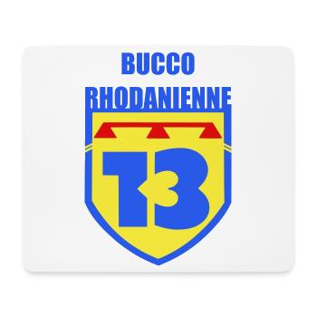Wappen 13 Bucco Rhodanienne - Mousepad (Querformat) - Weiß - Vorne