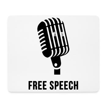 Free Speech - Mouse Pad (horizontal) - white - Front