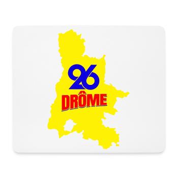 Drôme 26 - Mouse Pad (horizontal) - white - Front