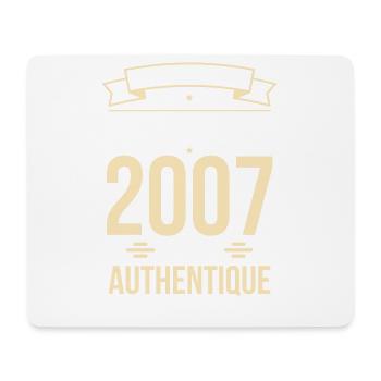 Anniversaire 18 ans - Original - Novembre 2007 - Tapis de souris (format paysage) - blanc - Devant