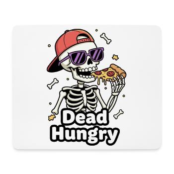 Dead Hungry Skeleton Pizza - Mouse Pad (horizontal) - white - Front